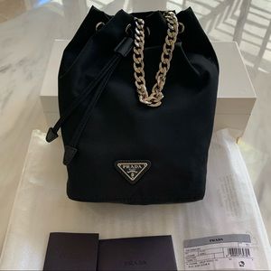 Prada Nylon Bucket Bag! Hot item!!